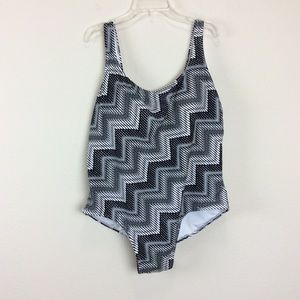Catalina  geo print one piece swimsuit, size 2X